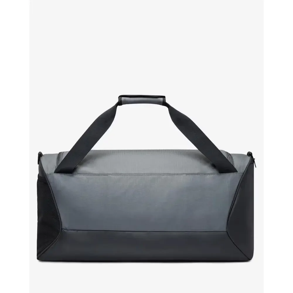 Nike Brasilia 9.5 DH7710-068 Unisex OS Gray Black Training Duffel Bag FLW099
